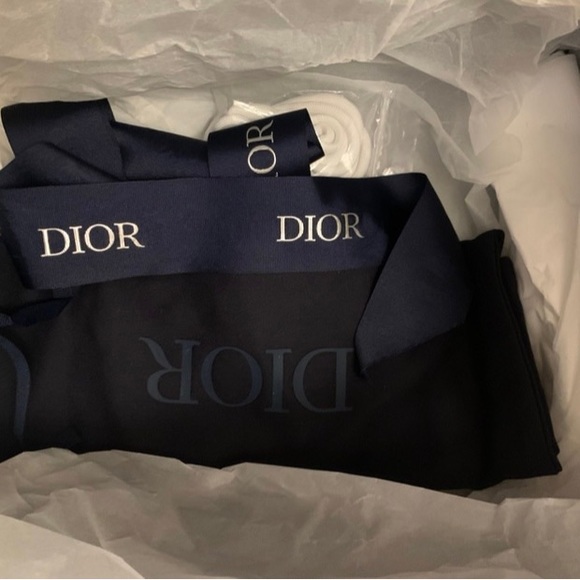 Dior b22 White Technical Mesh with White and Silver-Tone Calfskin - Picture 6 of 9